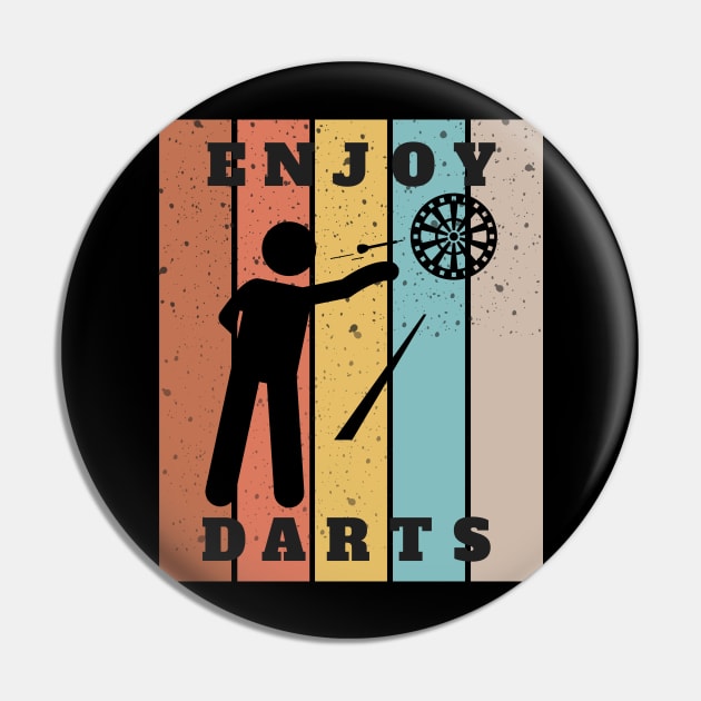 Enjoy Darts Pin by docferds