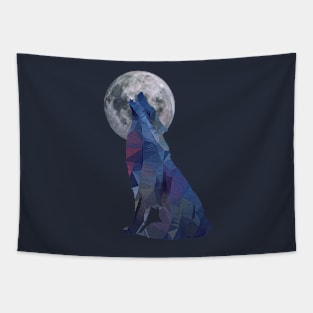 Wolf howling Tapestry