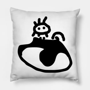 Alien Face Pillow