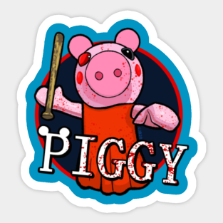 Clown Piggy Stickers Teepublic - unspeakable roblox piggy skins