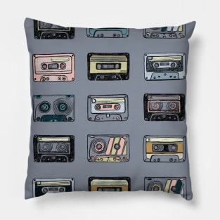 audio music cassettes, tapes Pillow