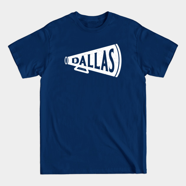 Discover Vintage Megaphone - Dallas Cowboys (White Dallas Wordmark) - Dallas Cowboys - T-Shirt