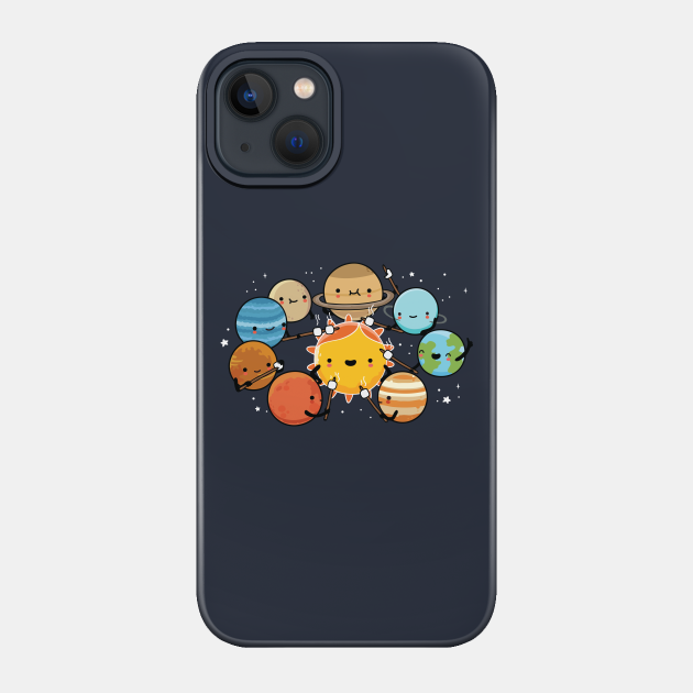 Planets Camping - Galaxy - Phone Case