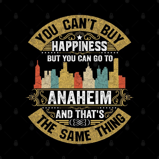 USA City Anaheim City T-Shirt I Love Anaheim Flag California State Home City Anaheim Map Native American USA Flag by BestSellerDesign