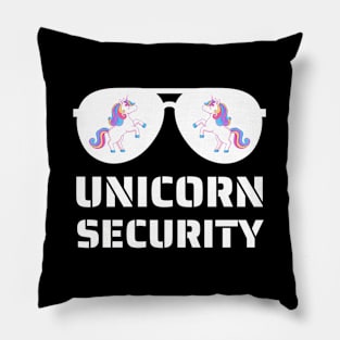 Halloween Dad Mom Daughter Unicorn Security Pillow