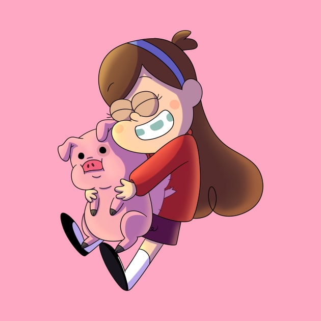 Mabel and Waddles by archervale