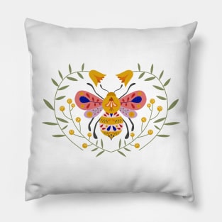 Folk Art Bee Pillow