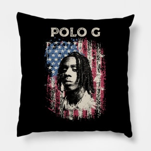 Vintage Distressed Polo G Pillow