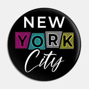 New York City fun typography Pin