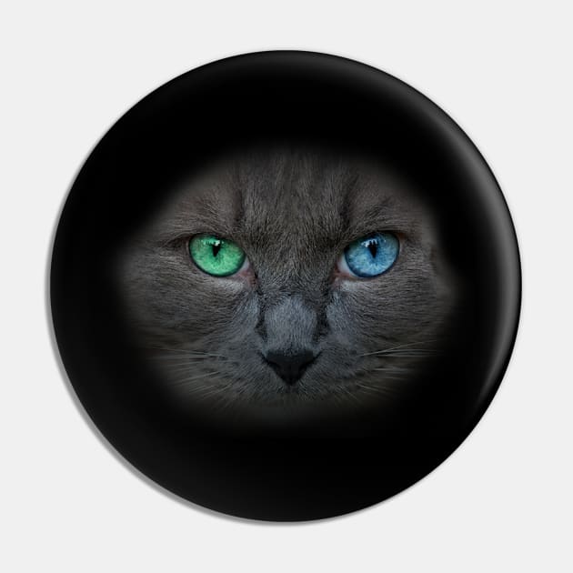 Turkish Angora Cat Pin by lopron