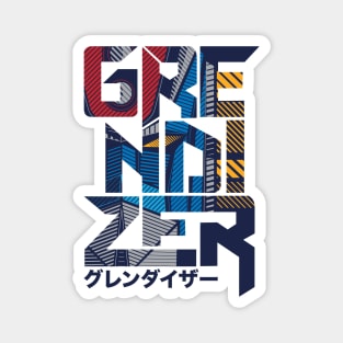 169 Grendizer Font Magnet