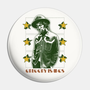 Gregory Isaacs - Original Retro Fan Art Pin