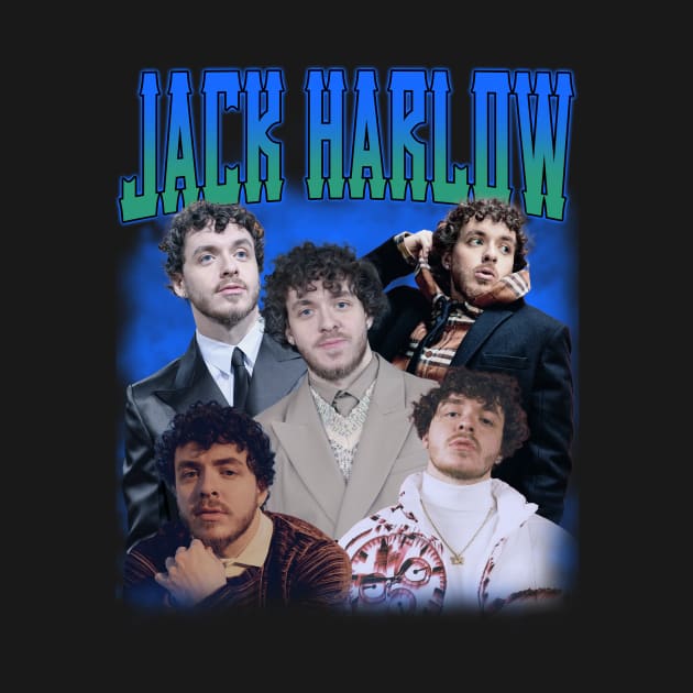 RETRO VINTAGE JACK HARLOW BOOTLEG STYLE by Archer Expressionism Style