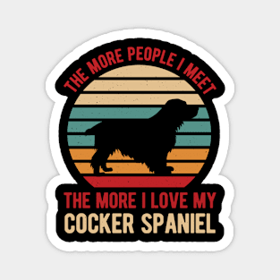 Cocker Spaniel Funny Gifts Magnet