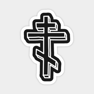 Eastern Orthodox Cross Magnet