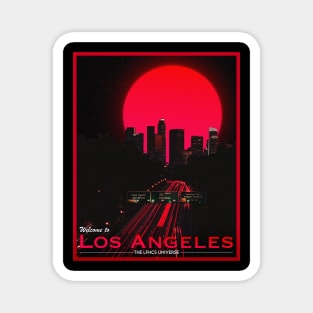 POSTCARD: LOS ANGELES Magnet