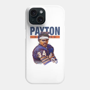 Walter Payton Chicago Game Face Phone Case