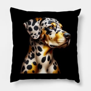 Catahoula Leopard Dog Pillow