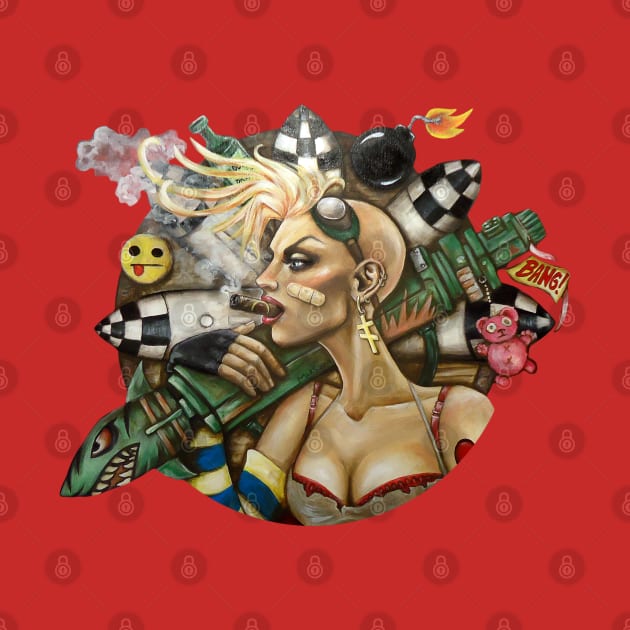 Tank Girl Nouveau by The Art of Megan Mars