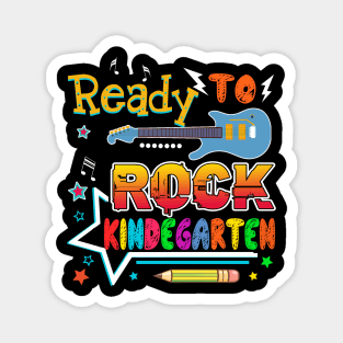 Ready To Rocok Kindergarten Back To School T shirt Magnet