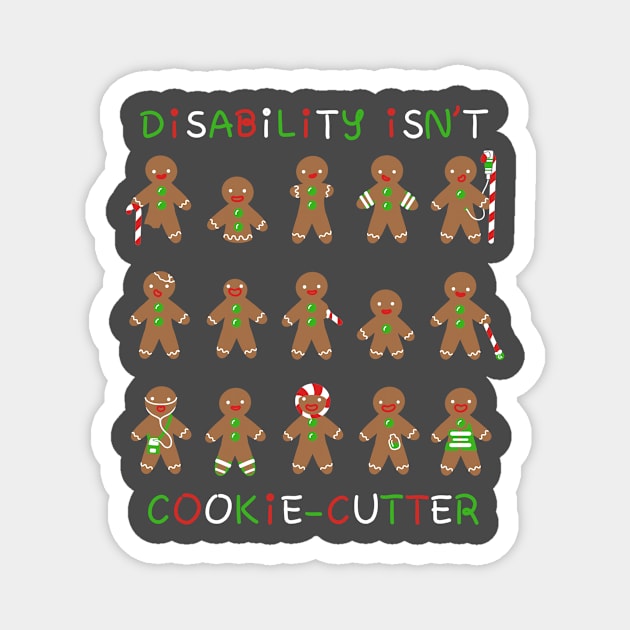 Gingerbread Diversity Magnet by GittinsGifts