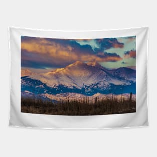 Mt Meeker and Longs Peak Sunrise Tapestry