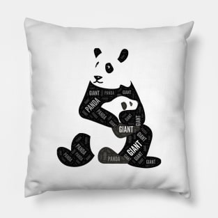 Giant panda (Ailuropoda melanoleuca) Pillow