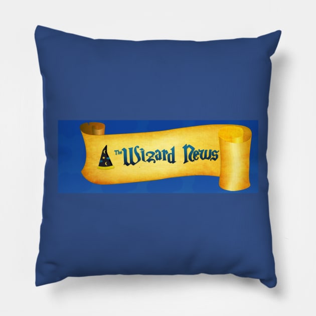 The Wizard News Logo Pillow by WizardCast