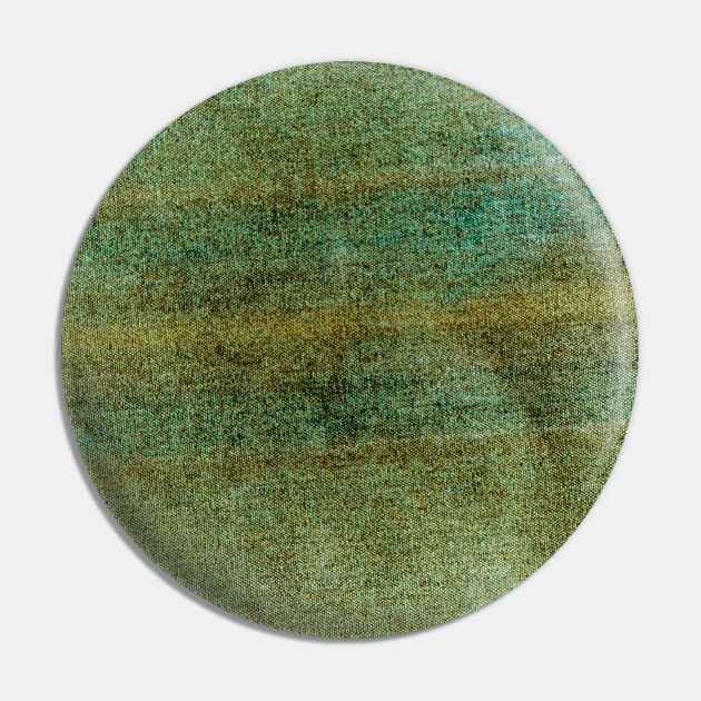 Green Retro Canvas Texture Pin by textural