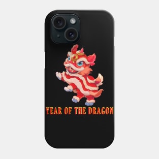 Golden Dragon Lunar Year Of The Dragon 2024 Phone Case