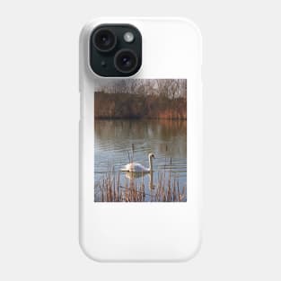 Swan on a Lake Phone Case