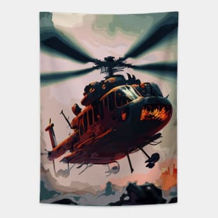 Fasbytes Aviation helicopter born to fly Tapestry