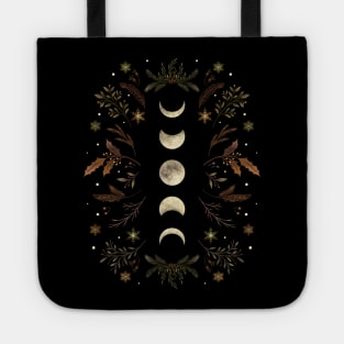 Moonlight Garden - Winter Brown Tote