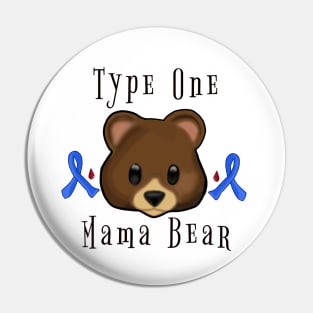 Type One Mama Bear Pin