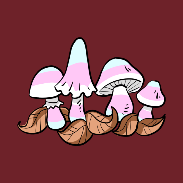 Trans Mushrooms by sophielabelle
