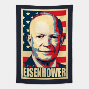 Dwight D. Eisenhower Propaganda Poster Shirt Tapestry