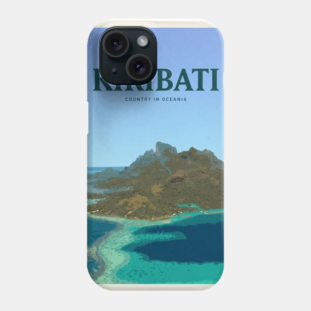 Visit Kiribati Phone Case by Mercury Club