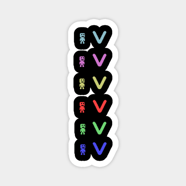 VVVVVV t-shirt(other products included) Magnet by Eyefyre