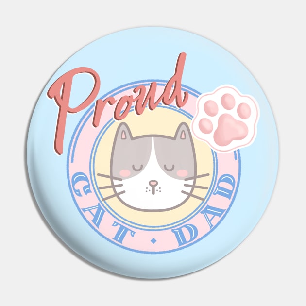 Proud cat dad Pin by CriticalCat