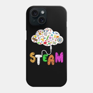 STEAM Teacher and Student Back to School STEM Gift Funny Phone Case