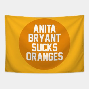 Anita Bryant Sucks Oranges Tapestry