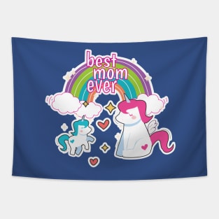 Best Unicorn Mom Gift For Mothers wifes Gift Idea Tapestry