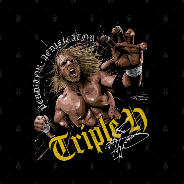 Triple H Crack by MunMun_Design