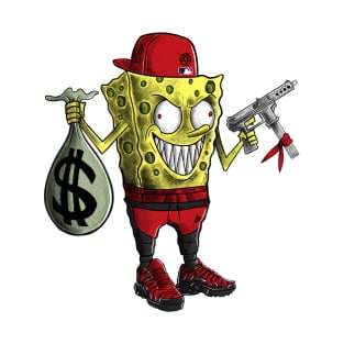 gangsta SpongeBob T-Shirt