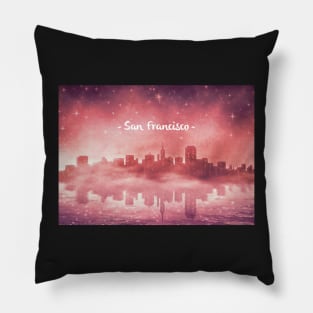 San Francisco at Night Pillow