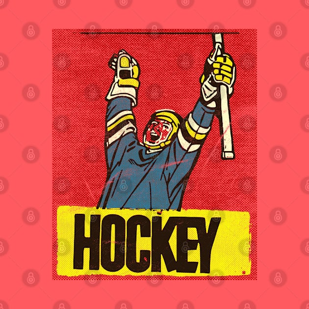 Vintage Hockey Player by RCDBerlin