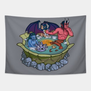 The Party That Bathes Together Stays Together (no text) Tapestry