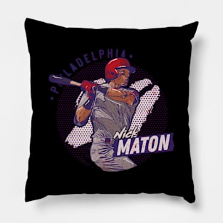 Nick Maton Philadelphia Dots Pillow