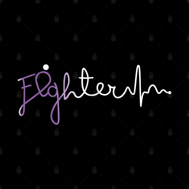 Fighter- Alzheimers Gifts Alzheimers Awareness by AwarenessClub