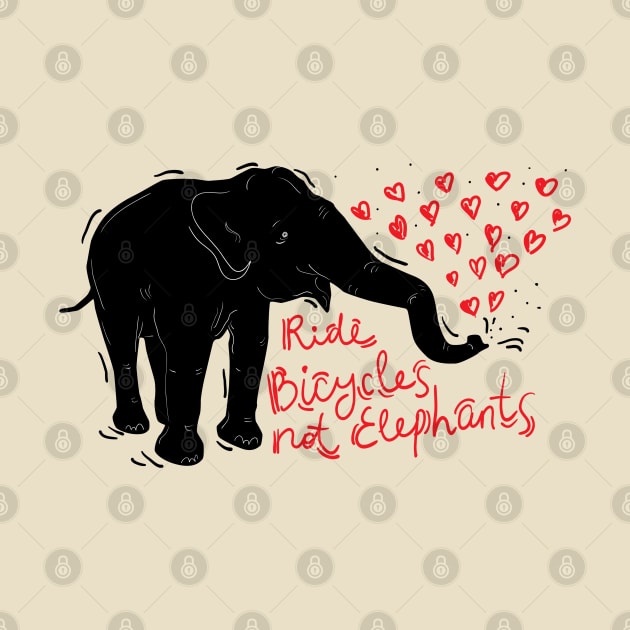 Ride bicycles not elephants (2) by EkaterinaP